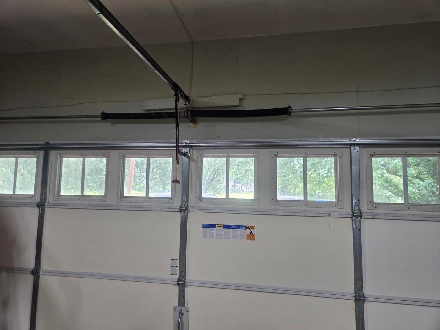 New garage door installation in New Boston, OH